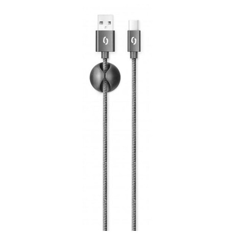 Datový kabel ALIGATOR PREMIUM 2A, USB-C černý