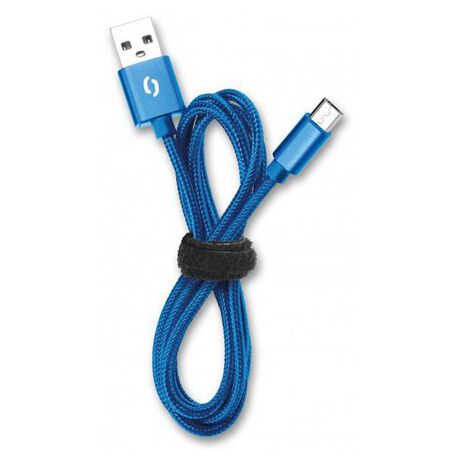 Datový kabel ALIGATOR PREMIUM 2A, USB-C 2m modrý