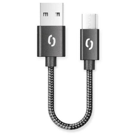 Datový kabel ALIGATOR PREMIUM 2A, USB-C 50cm černý