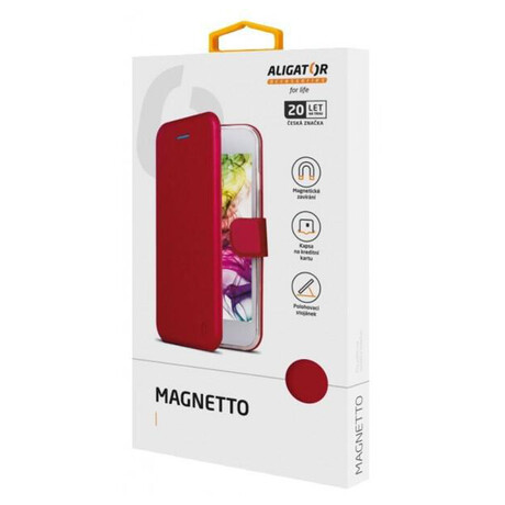 Pouzdro ALIGATOR Magnetto Xiaomi Redmi Note 10 lite, Red