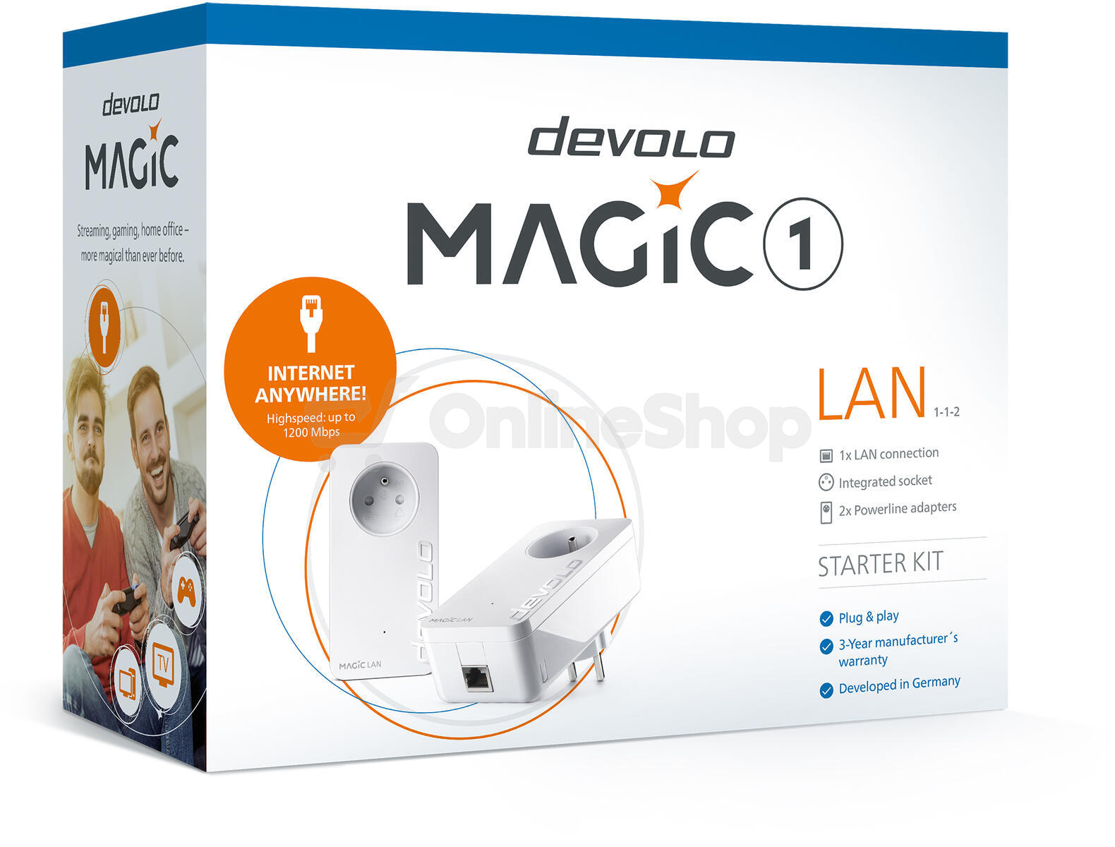 Devolo Magic 1 LAN 1-1-2 Starter Kit 1200 Mbps (8299)