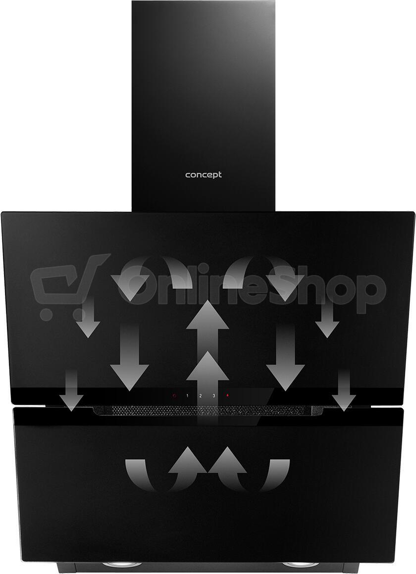 Odsavač par Concept OPK5860bc BLACK
