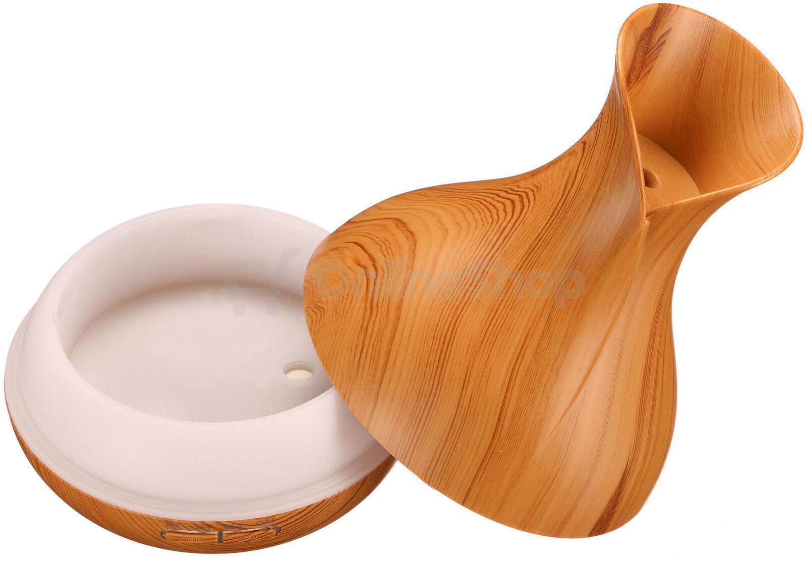 Aroma difuzer Sixtol Vulcan, světlé dřevo, 350ml