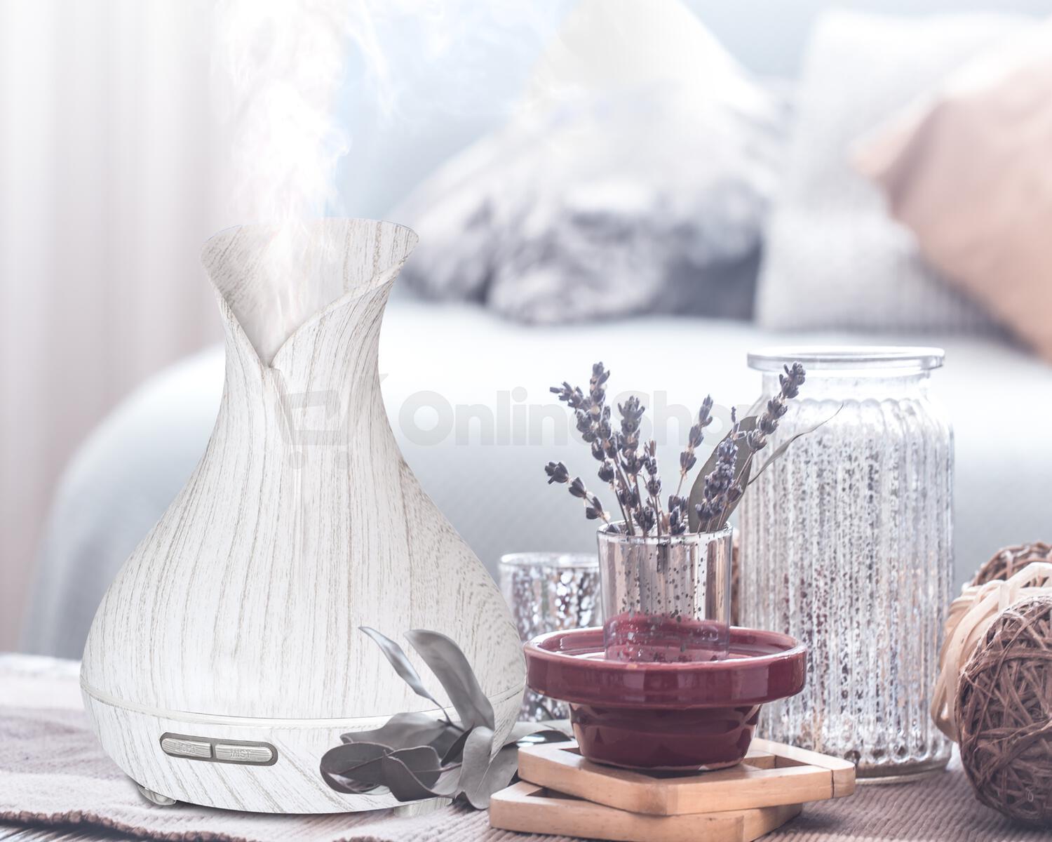 Aroma difuzer Sixtol Vulcan, bílé dřevo