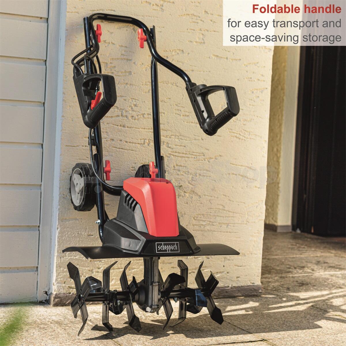 Scheppach MTE 460, kultivátor s elektrickým motorem 1500 W