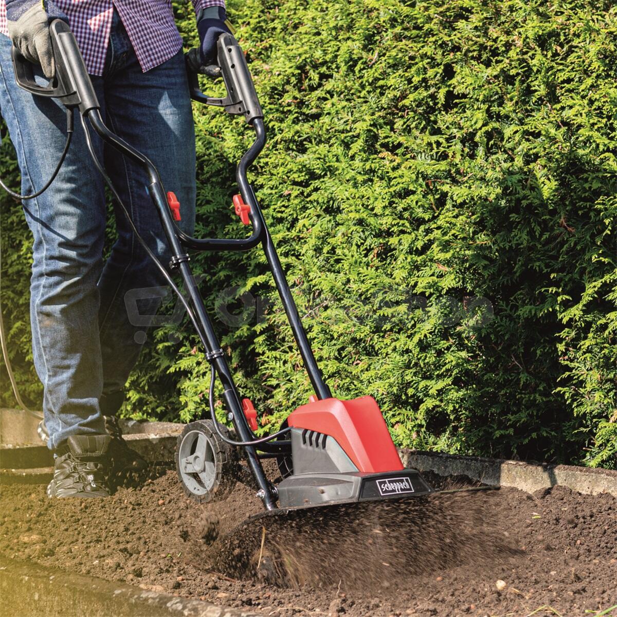 Scheppach MTE 460, kultivátor s elektrickým motorem 1500 W
