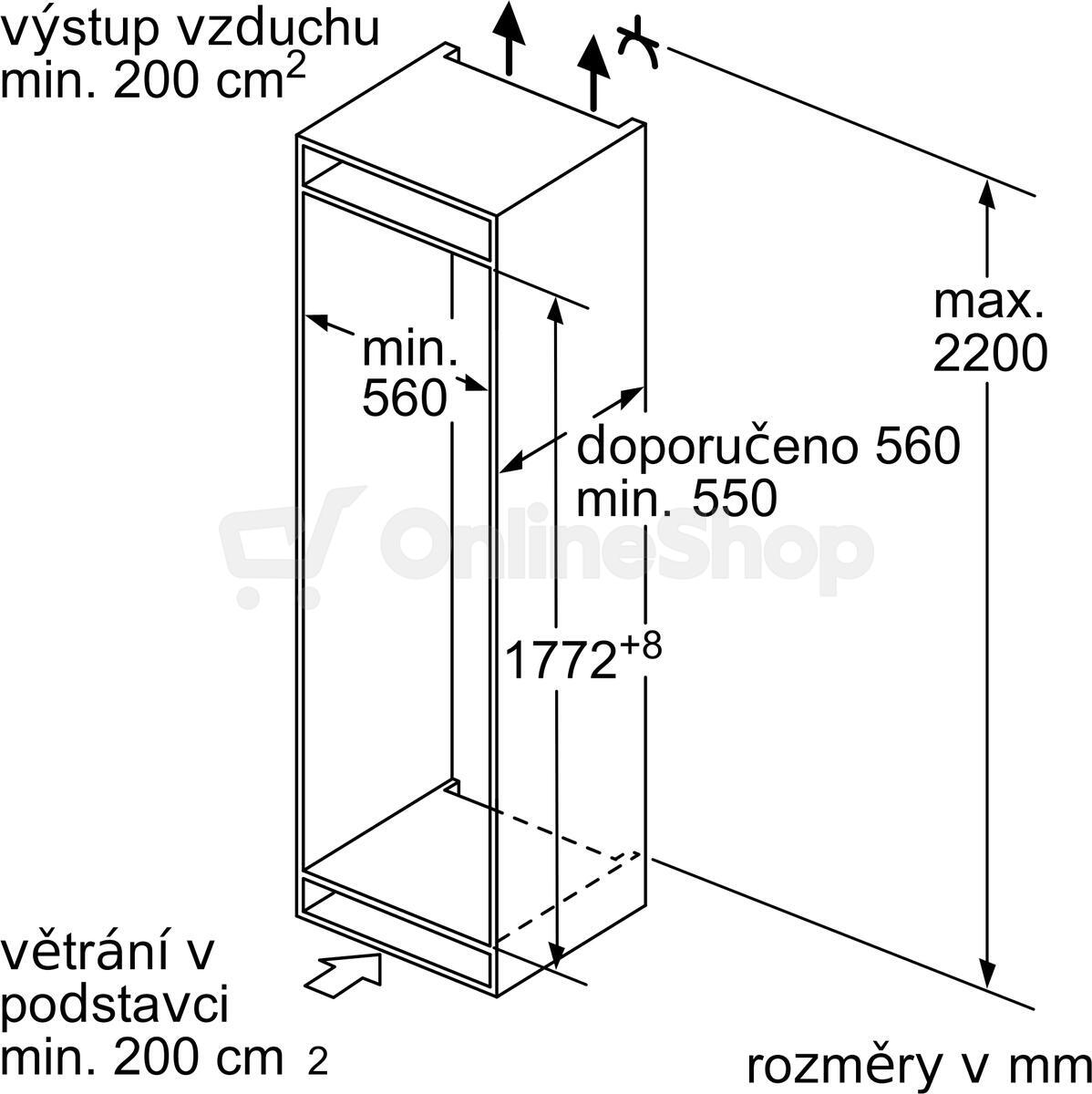 Chladnička BOSCH KIS86AFE0