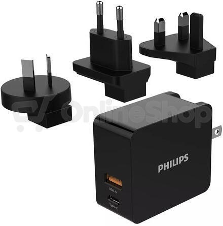 Nabíječka cestovní PHILIPS DLP2621T/00 s adaptéry