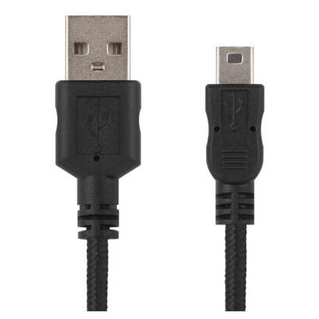 USB kabel EMOS USB 2.0 A/M - mini B/M 2m, ern