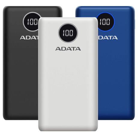 ADATA P20000QCD Power Bank 20000mAh ern (AP20000QCD-DGT-CBK)