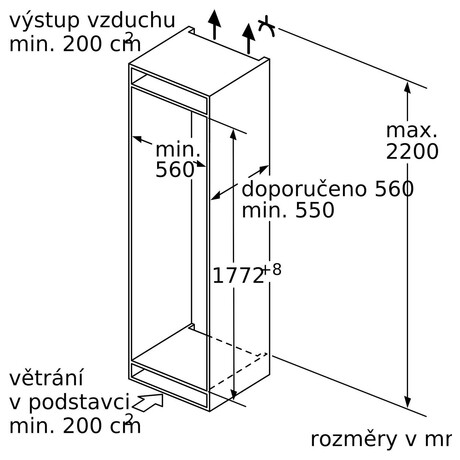 Chladnika SIEMENS KI81RADE0