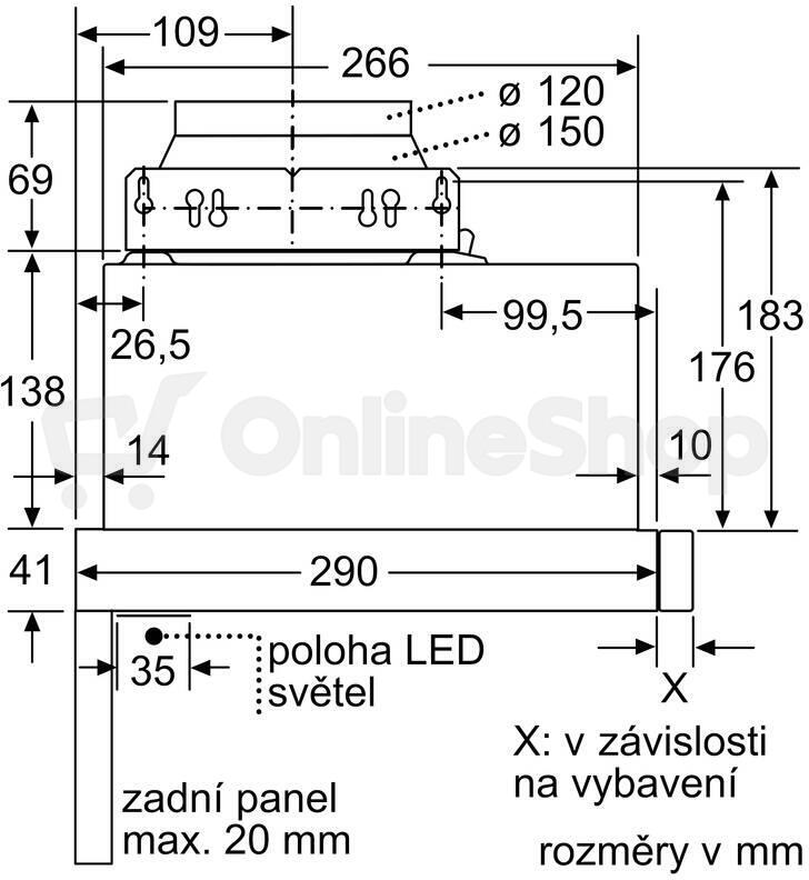 Odsavač par Bosch DFL063W56