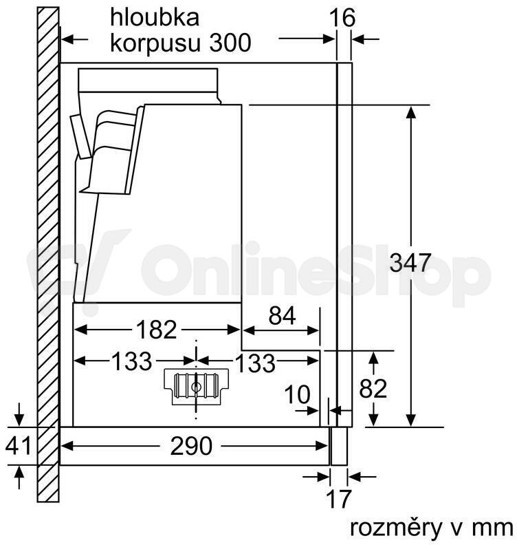 Odsavač par BOSCH DFR067A52