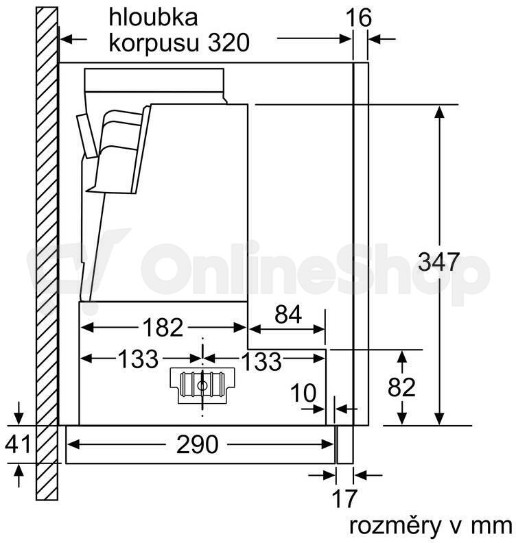 Odsavač par BOSCH DFR067A52