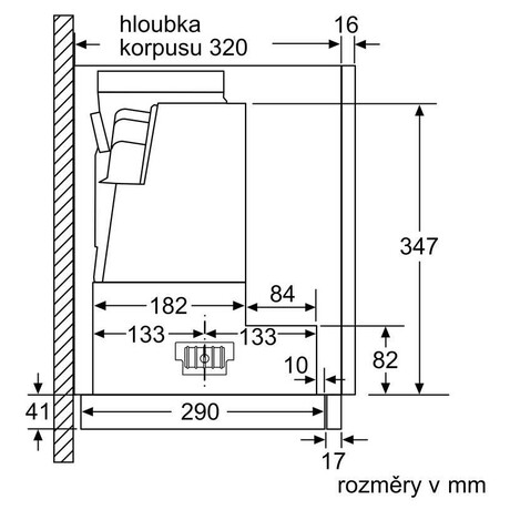 Odsava par BOSCH DFR067A52