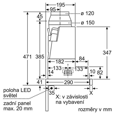 Odsava par BOSCH DFR067A52