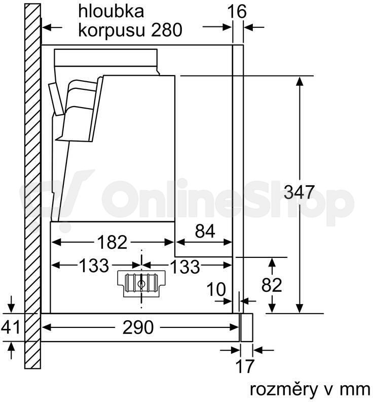Odsavač par BOSCH DFR067A52
