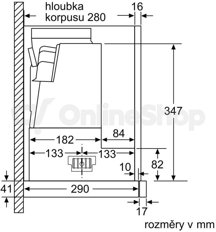 Odsavač par BOSCH DFR097A52