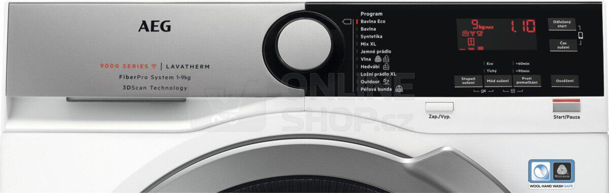 Sušička prádla AEG FiberPro T9DBE69SC 3DScan