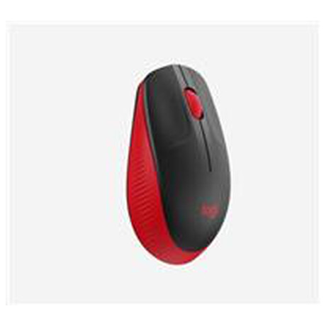 Logitech M190 Full-size wireless mouse - RED - EMEA (910-005908)