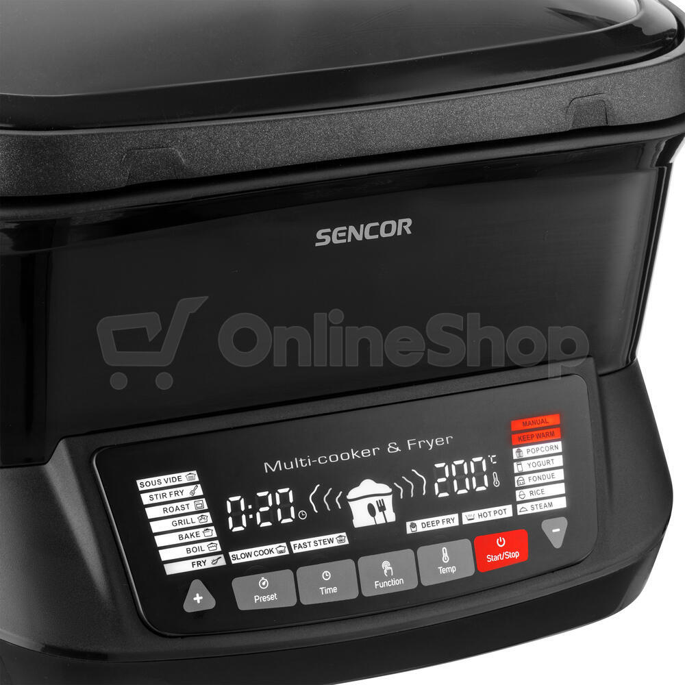 Multifunkční hrnec Sencor SFR 9300BK | Skutečná fotografie prodávaného kusu | Skutečná fotografie prodávaného kusu | Skutečná fotografie prodávaného kusu