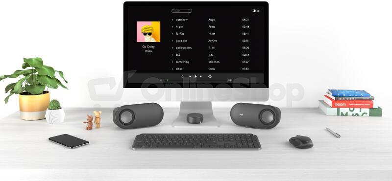 Logitech Z407 Bluetooth computer speakers with subwoofer and wireless control - GRAPHITE (980-001348)