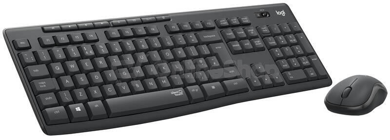 Klávesnice s myší Logitech MK295 Silent, CZ/SK, graphite