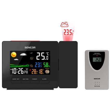 Meteostanice SENCOR SWS 5400 s projekc