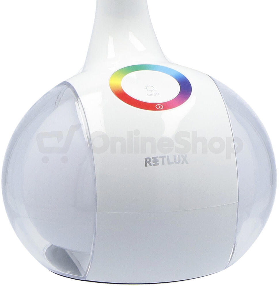 LED lampa RETLUX RTL 202, bílá