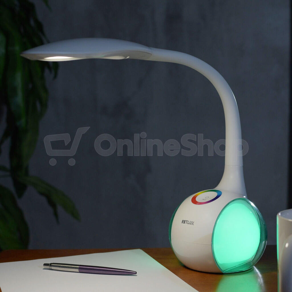 LED lampa RETLUX RTL 202, bílá