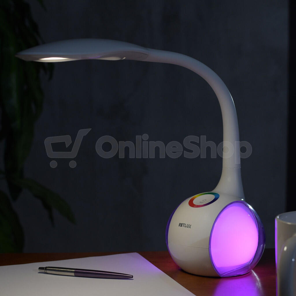 LED lampa RETLUX RTL 202, bílá