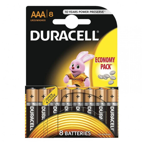 SET BASIC Alkalická baterie Duracell Basic AAA 2400 24ks a Duracell CR123
