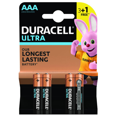 SET ULTRA Alkalická baterie Duracell Ultra AAA 20ks