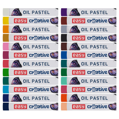 EASY COLOPRO Sada olejových pastelů, 24 barev