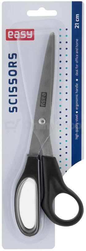 EASY Kancelářské nůžky 21 cm, plastové rukojeti