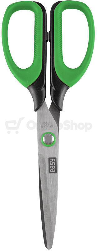 Nůžky EASY s měkkým úchytem 15 cm, zelené