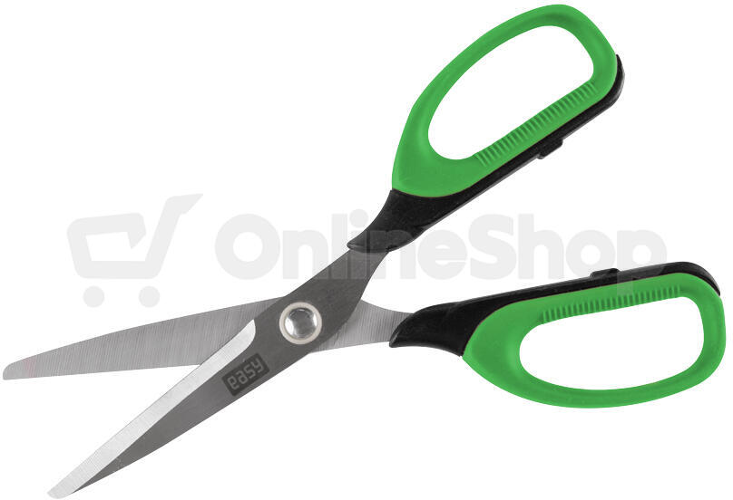 Nůžky EASY s měkkým úchytem 15 cm, zelené