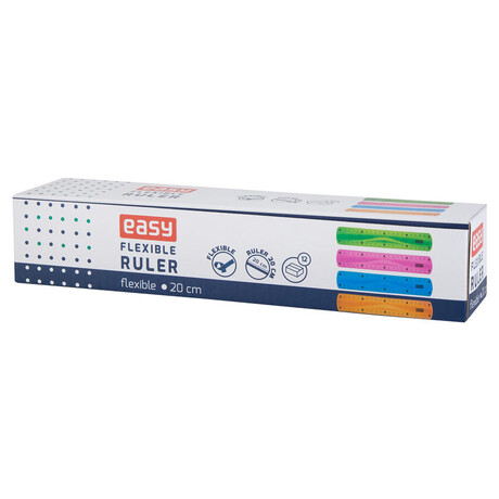Pravítko EASY FLEX 20 cm, 12 ks