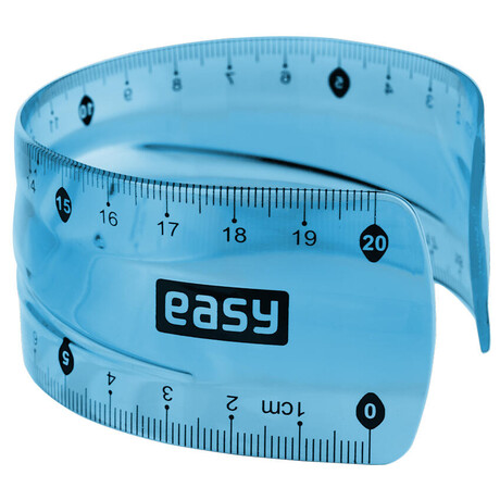 Pravítko EASY FLEX 20 cm, 12 ks