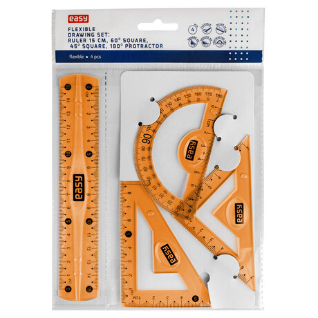 Sada pravítek FLEX 4 ks, box 12 ks