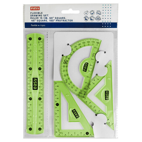 Sada pravítek FLEX 4 ks, box 12 ks