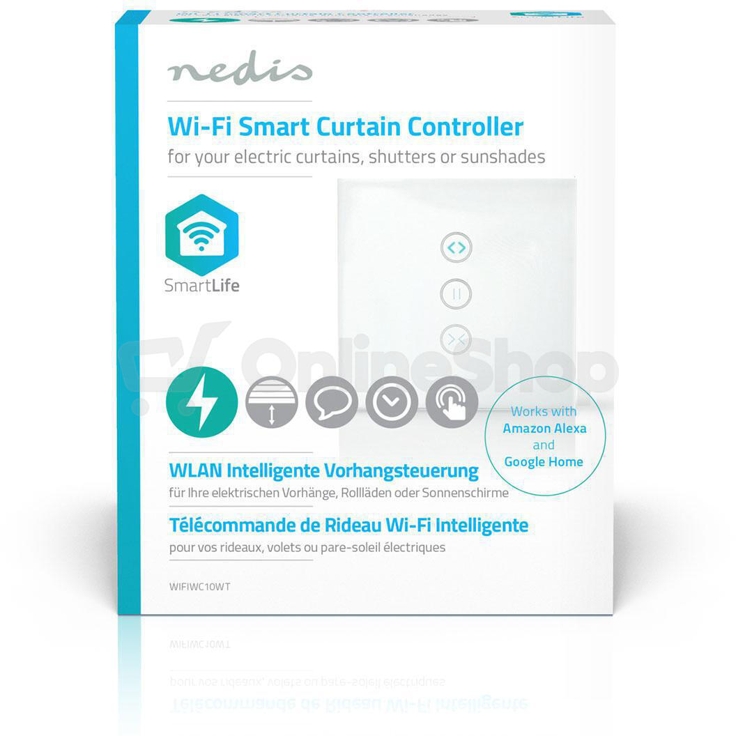 SmartLife nástěnný vypínač NEDIS WIFIWC10WT