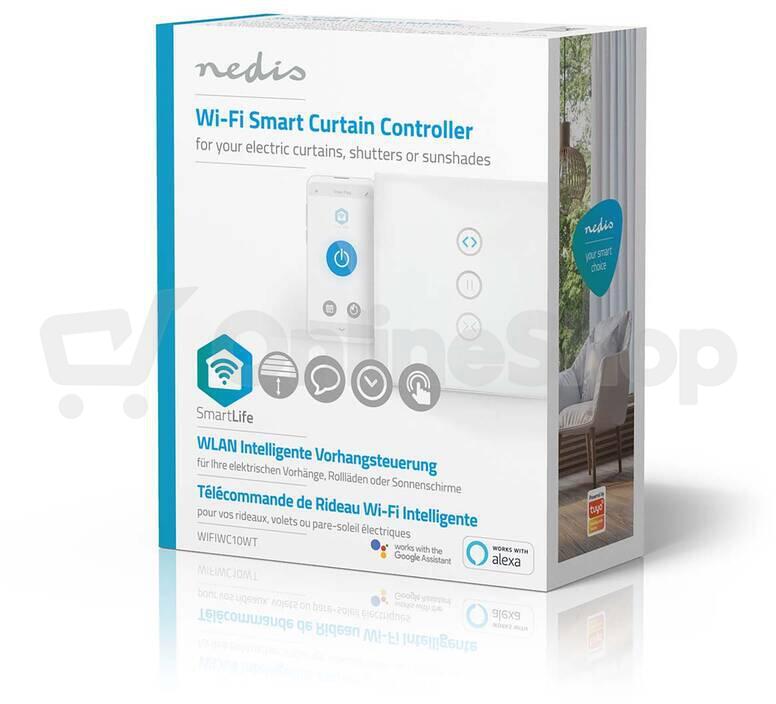 SmartLife nástěnný vypínač NEDIS WIFIWC10WT