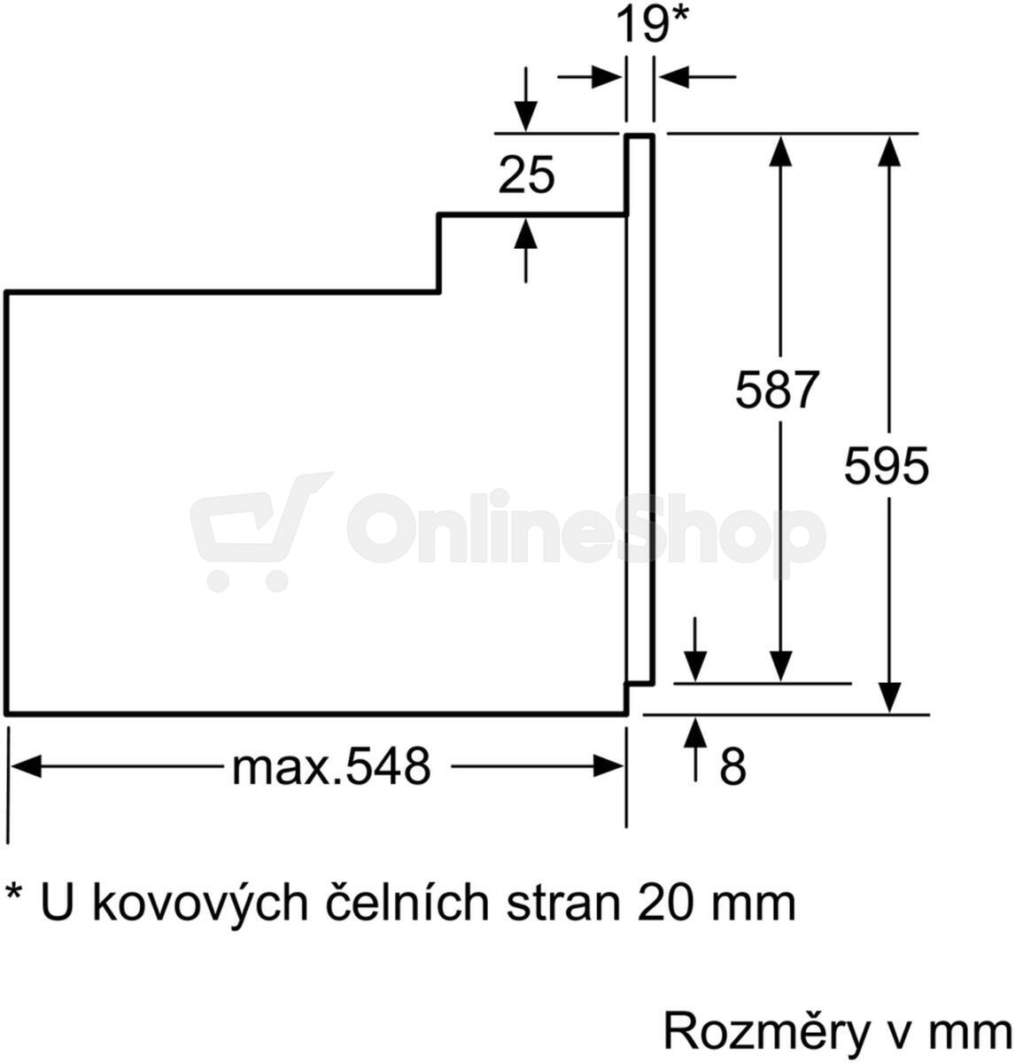 Trouba Bosch HBF153EB0 Serie 2