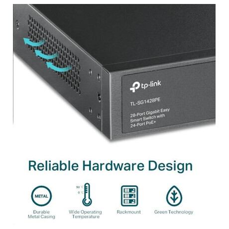 TP-Link Easy Smart switch TL-SG1428PE (foto 2)