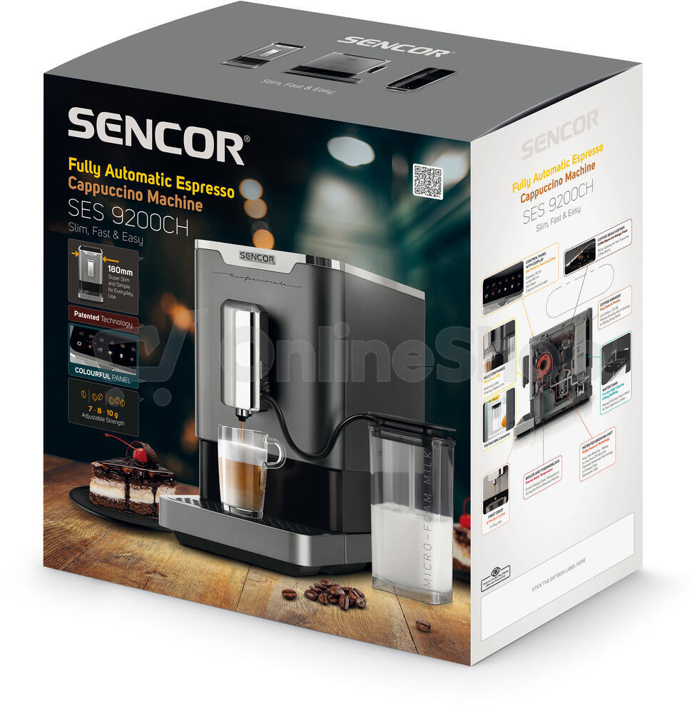 Kávovar Sencor Espresso SES 9200CH