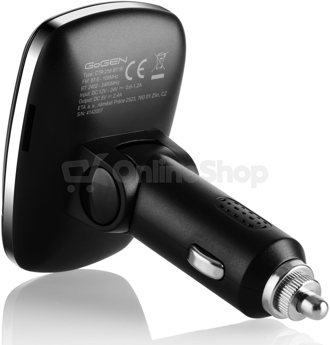 FM transmitter GoGEN CTR 258 BT W (GOGCTR258BTW)