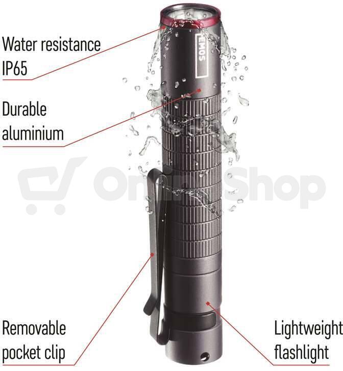 Emos CREE LED kovová svítilna Ultibright 50, 100lm, 1xAAA (P3150)
