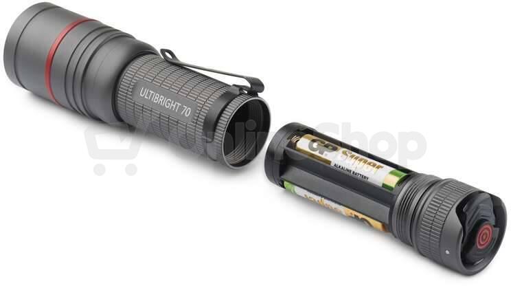 Emos CREE LED kovová svítilna Ultibright 70, 340lm, 3xAAA (P3170)