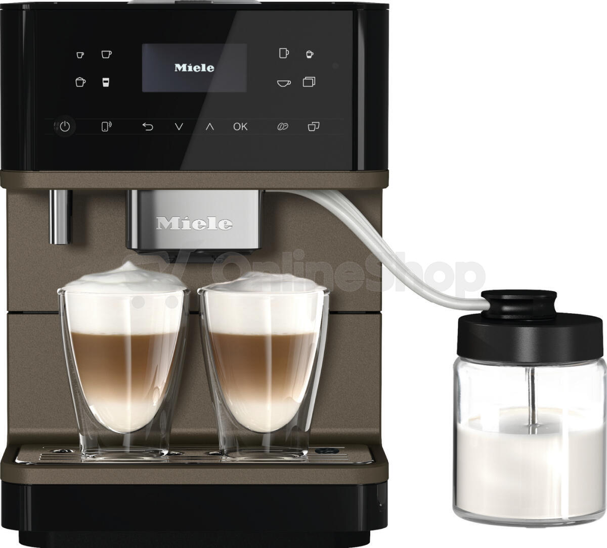 Kávovar Miele CM 6360 obsidian PearlFinish, černý